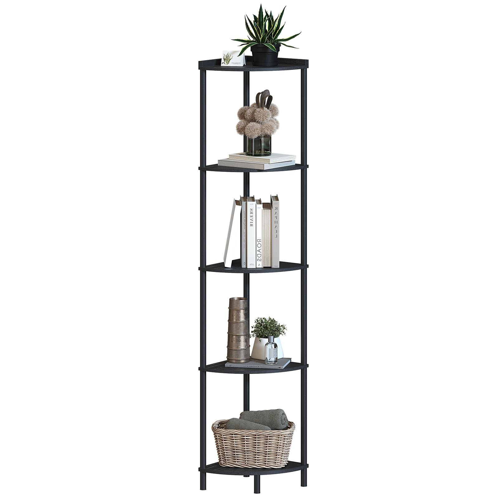 Sunmory dark rustic-black industrial finish matches modern and classic interiors.