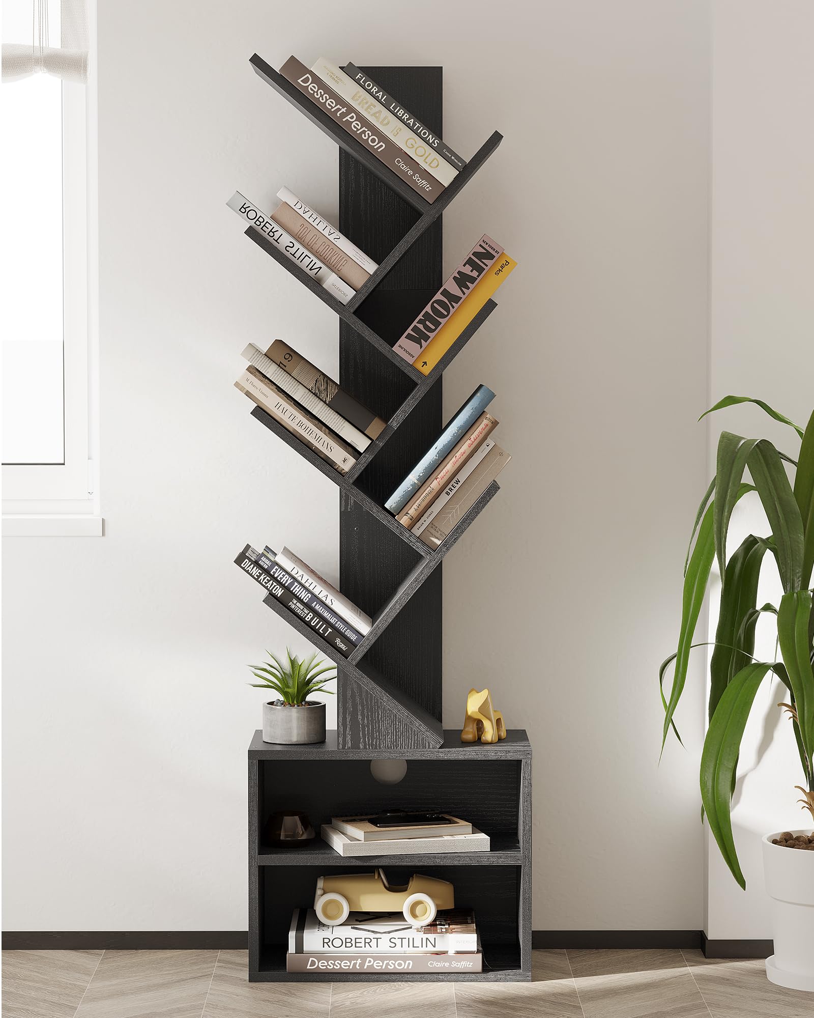 SUNMORY black finish highlights the contemporary look and durable finish.