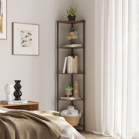 Sunmory wood-grain and metal frame adds urban style and organization