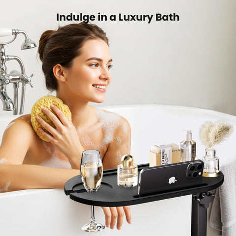 Sunnacate bathtray easy to assemble with simple hardware for quick setup.