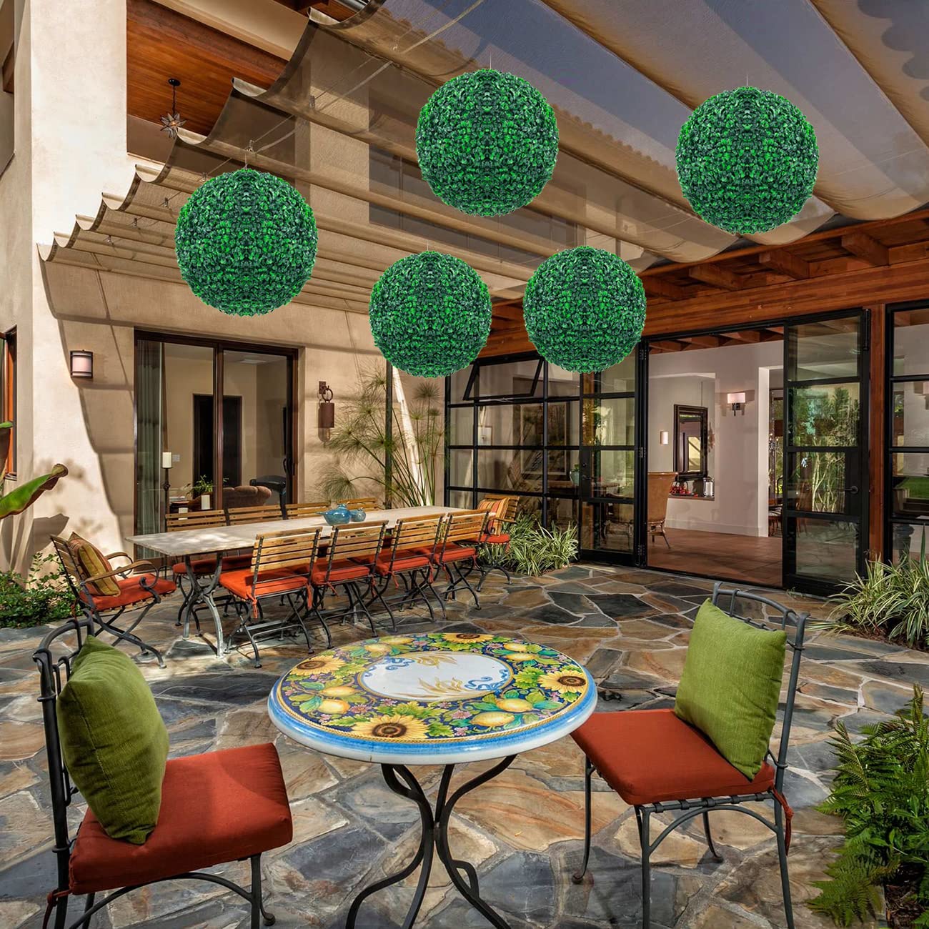 Sunnyglade balcony garden ball, bright accent for balconies and patios.