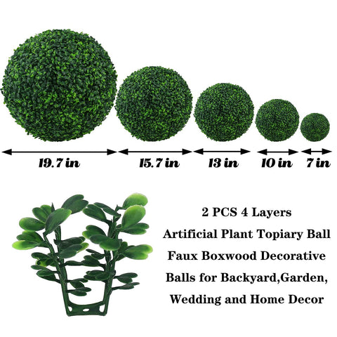 Sunnyglade boxwood ball entrance doorway decor welcomes guests.