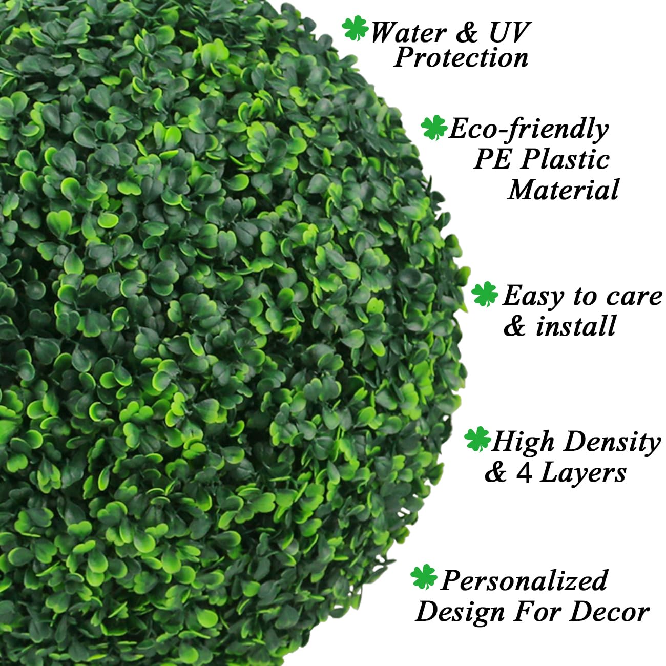 Sunnyglade topiary ball assembly, quick setup for elegant spaces.