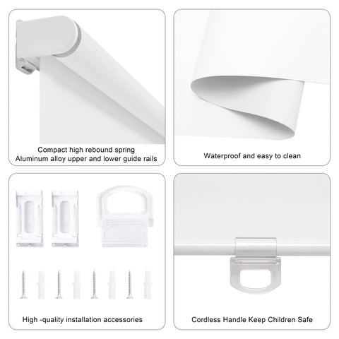 Sunoff shade blocks heat with visible sun contrast and glare reduction