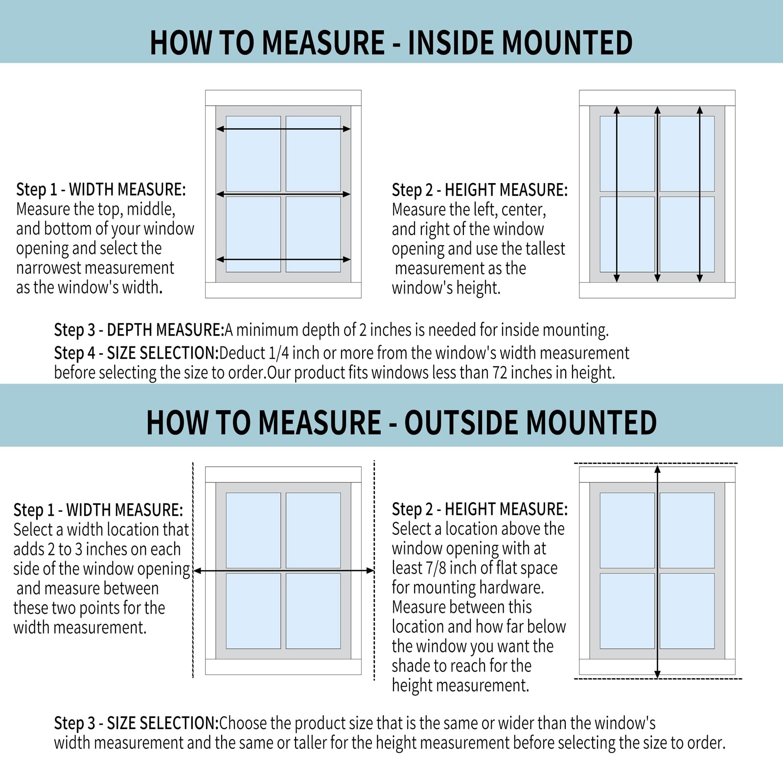 Sunoff installation kit included with cordless blackout shade