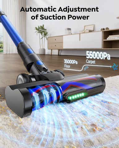 SunSare X13 wall dock keeps the vacuum charged and ready