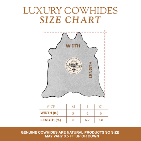 Sunshine Cowhides variations celebrate natural charm with unique patterns per rug.