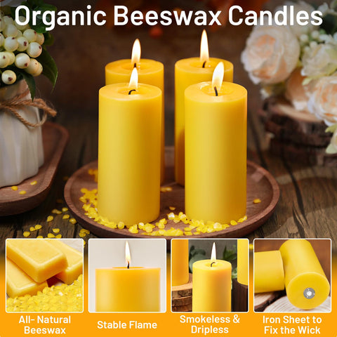 Sunwinx beeswax candle ambient light in a living room setting