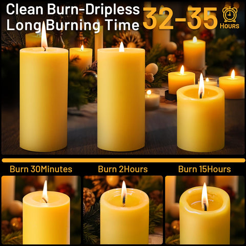 Sunwinx beeswax candle promoting relaxation in a spa-like space