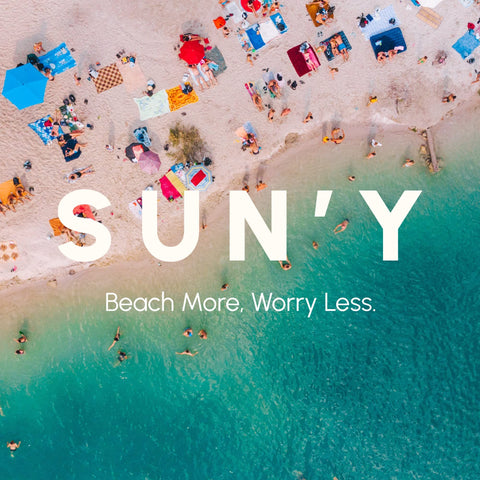 SUN'Y travel bag included makes packing beach gear effortless.