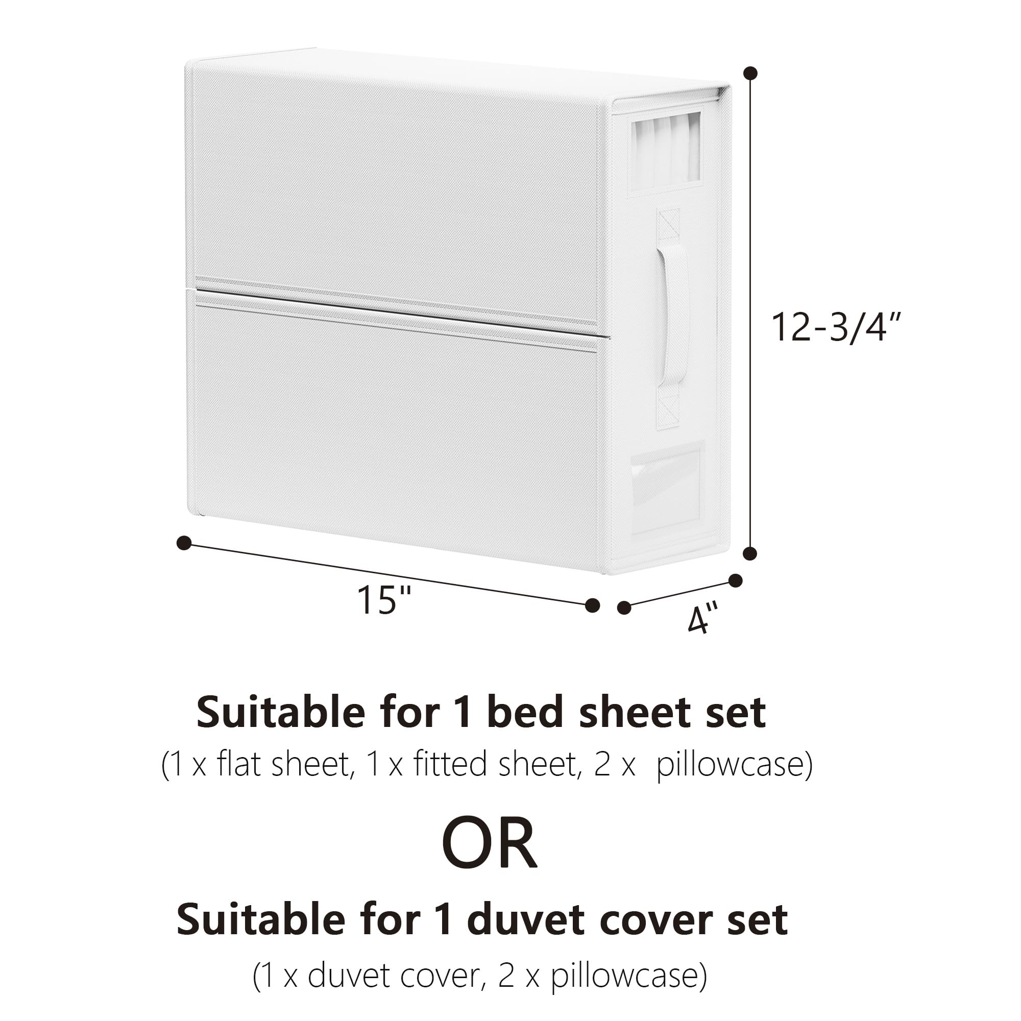 SUOCO SheetCube easy-grip design makes retrieval from shelves simple.