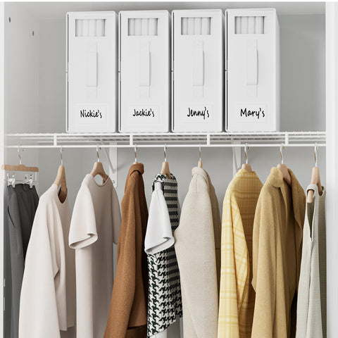 SUOCO SheetCube eco-friendly materials protect linens while organizing your space.