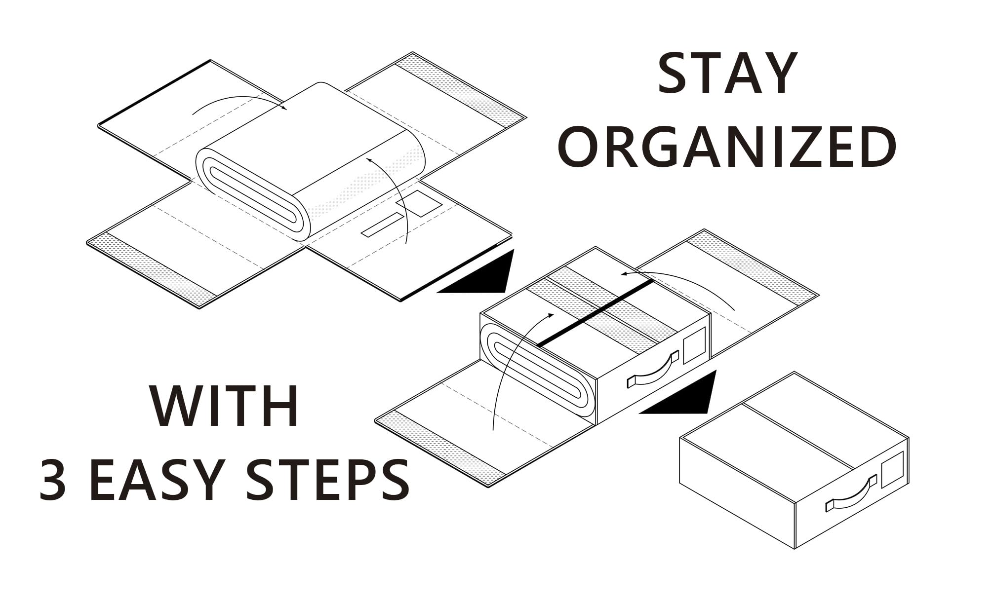 SUOCO SheetCube features handles for easy pull from shelves.