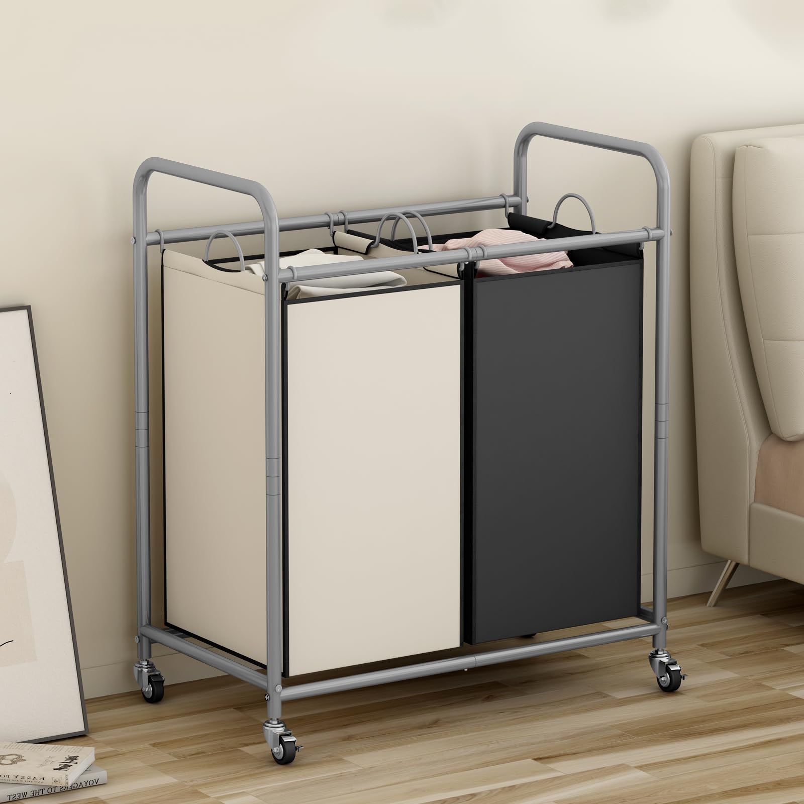 SUOERNUO two-section sorter helps separate colors efficiently
