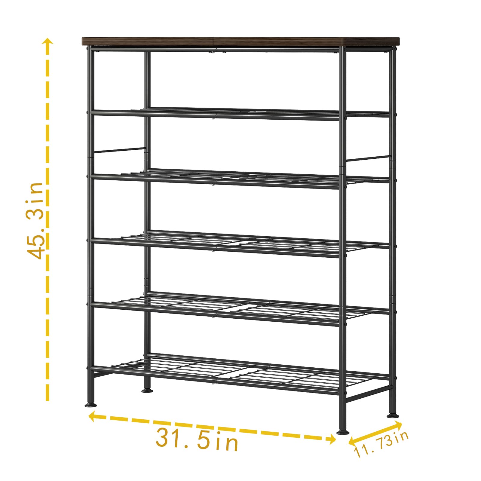 SUOERNUO versatile organizer holds sneakers, boots, and flats.