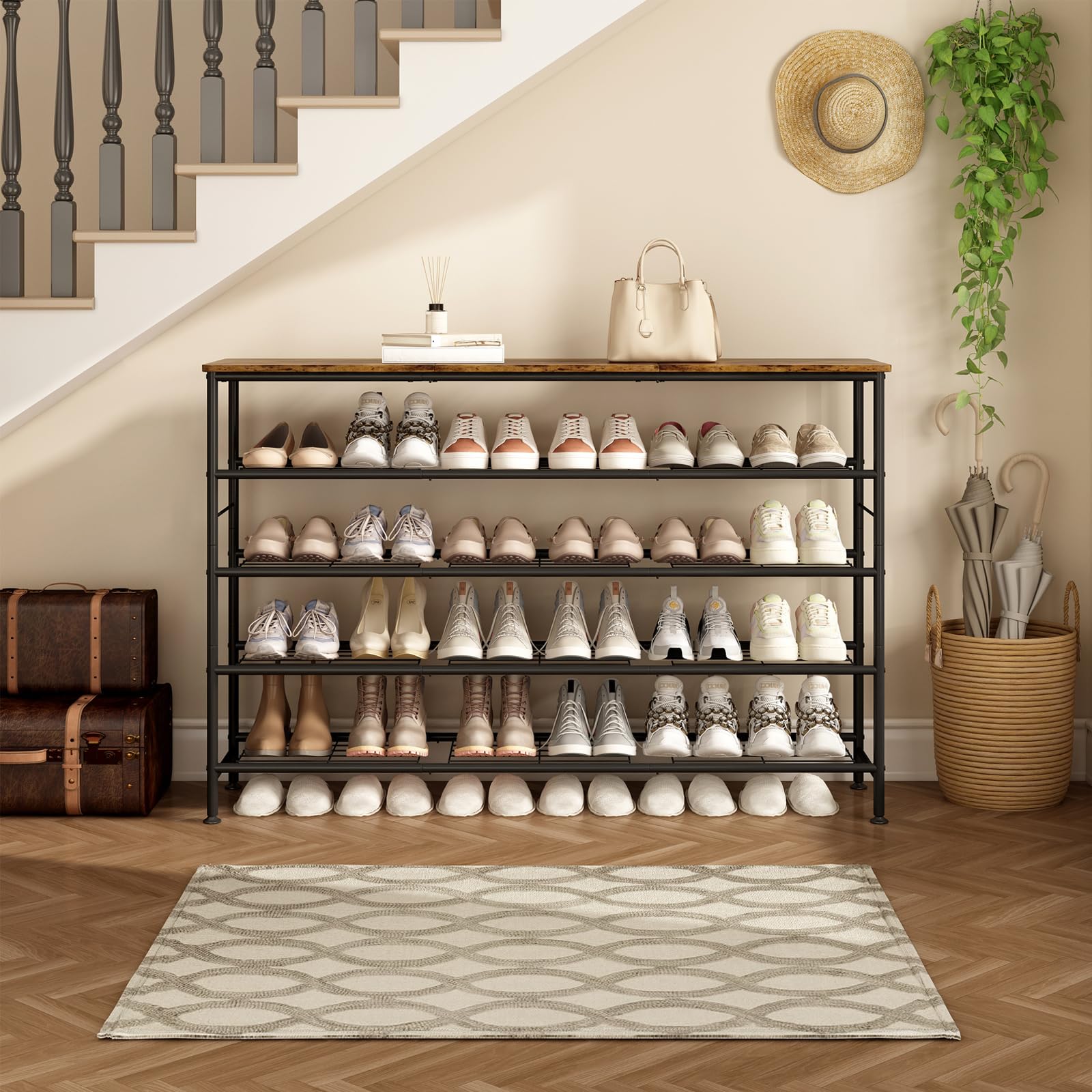 SUOERNUO mesh shelves close-up for breathable storage