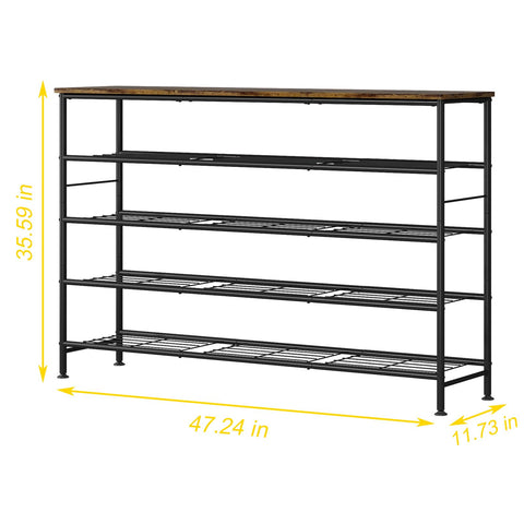 SUOERNUO 5-tier top board supports bags and decor