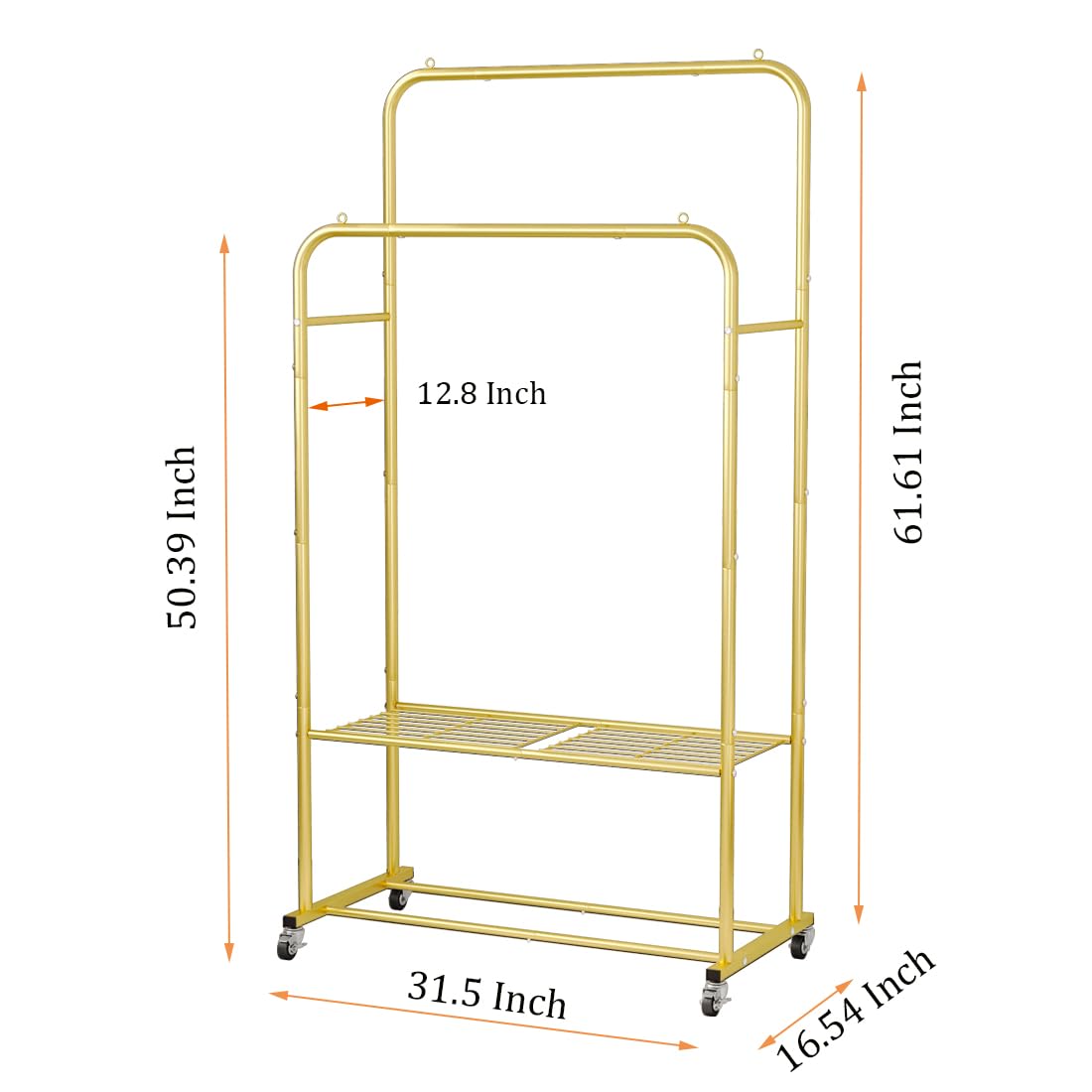 SUOERNUO large capacity clothes rack helps organize outfits efficiently at home
