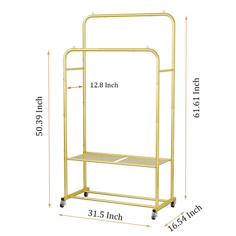 SUOERNUO large capacity clothes rack helps organize outfits efficiently at home