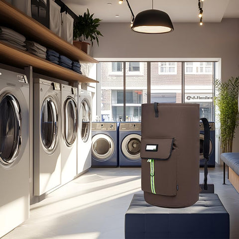 SUOVOCK backpack fits dorm or travel needs for easy laundry transport