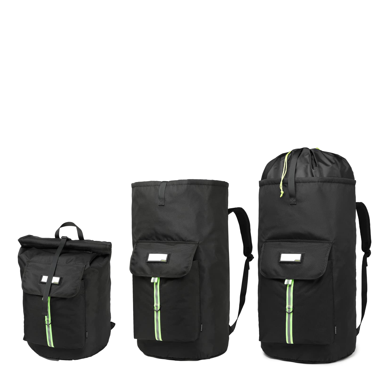 SUOVOCK bag features reflective strip for visibility in low light