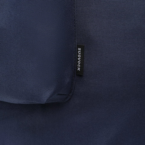 SUOVOCK laundry bag backpack folds for easy storage when not in use.