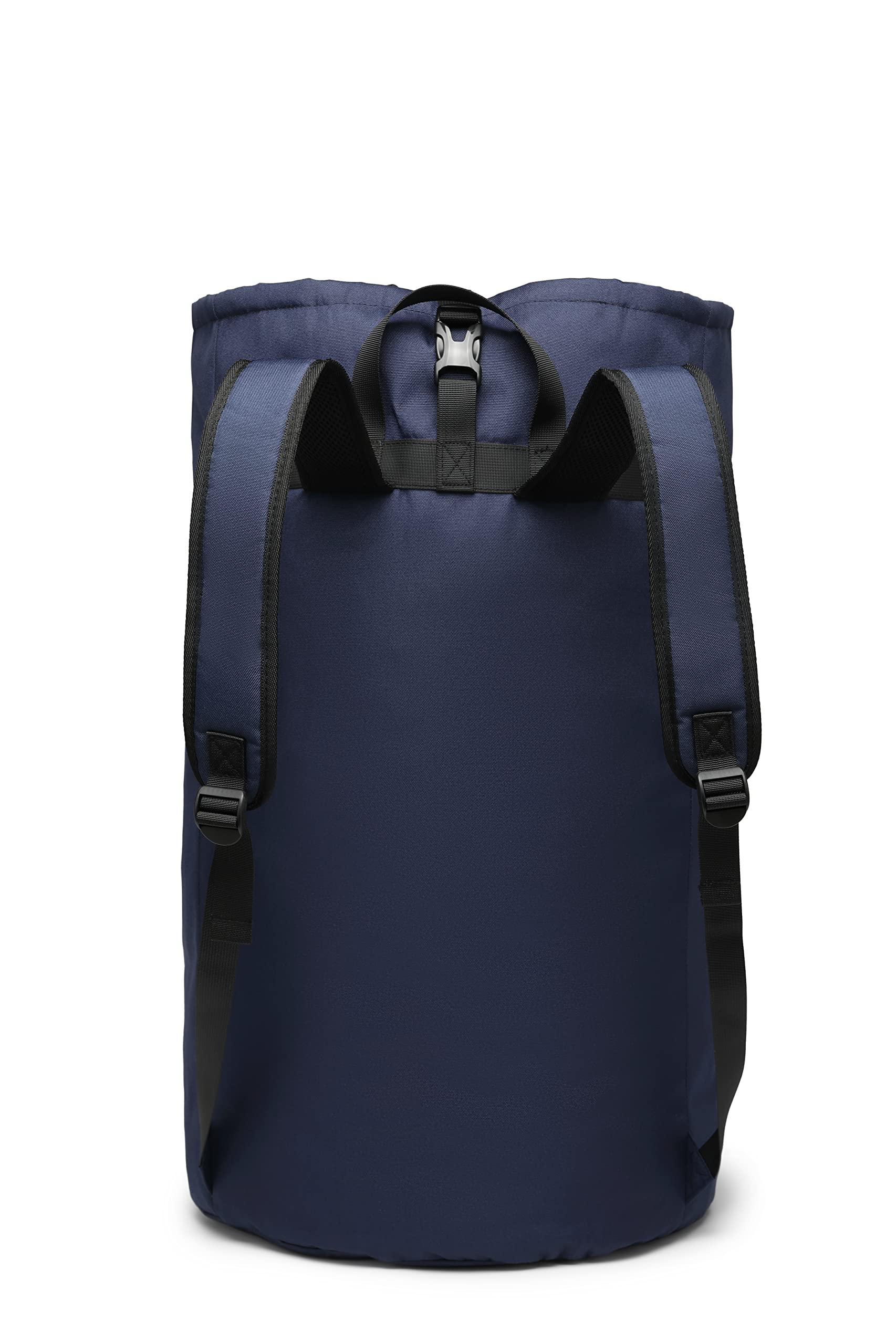 SUOVOCK laundry bag backpack front pocket keeps detergents and essentials organized.
