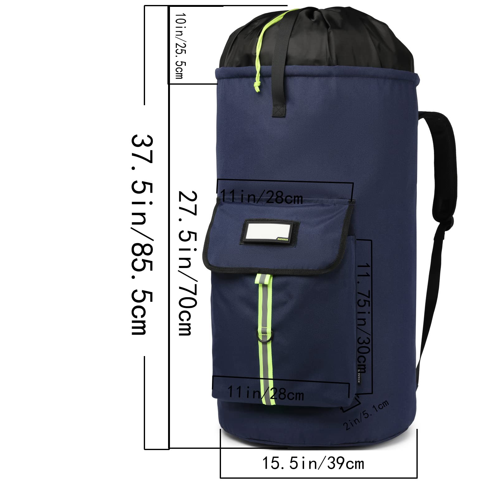SUOVOCK laundry bag backpack with large-capacity design, perfect for bulky loads on campus.