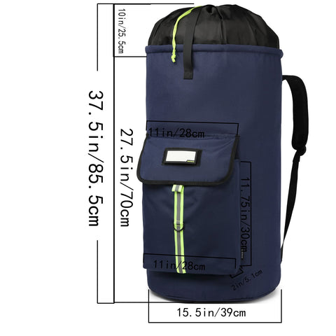 SUOVOCK laundry bag backpack with large-capacity design, perfect for bulky loads on campus.