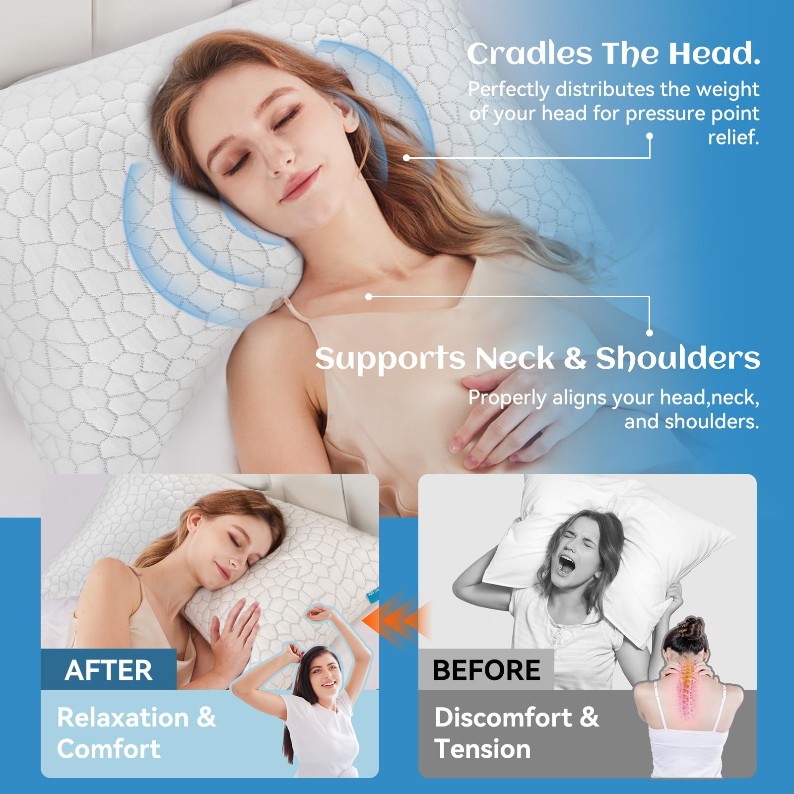 SUPA MODERN adjustable loft pillow lets you customize height