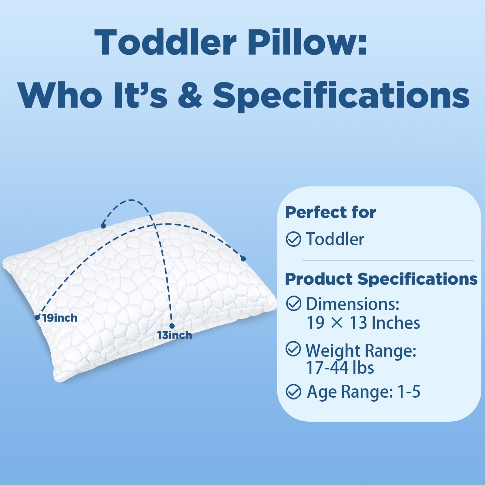 SUPA MODERN pillow suitable for all sleeping styles and positions