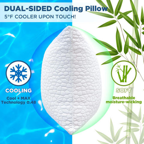 Supa Modern Cooling Pillow adjustable loft glimpse demonstrating customizable height.