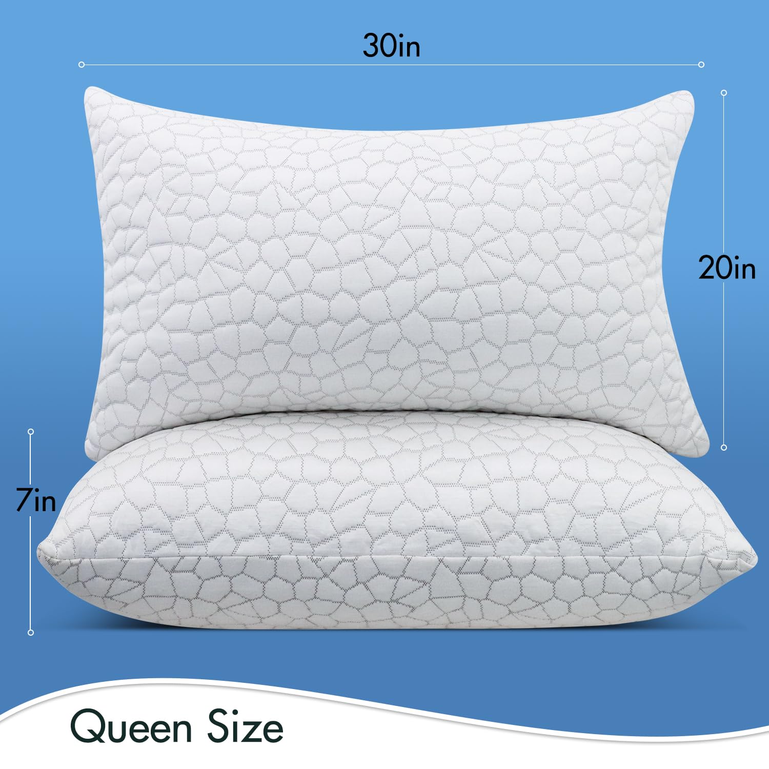 Machine-washable removable cover on SUPA MODERN cooling pillows