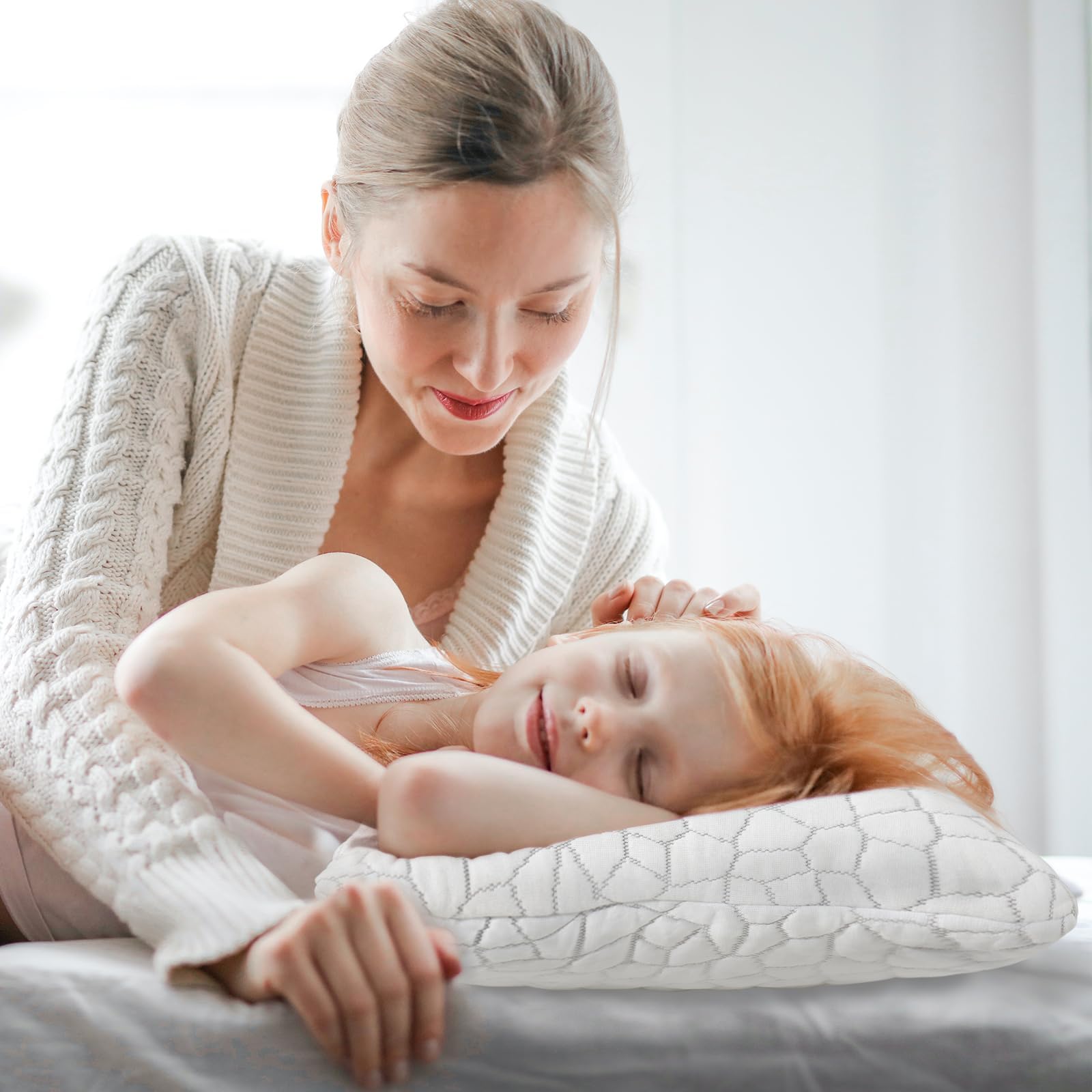 SUPA MODERN shredded memory foam filling allows customizable height