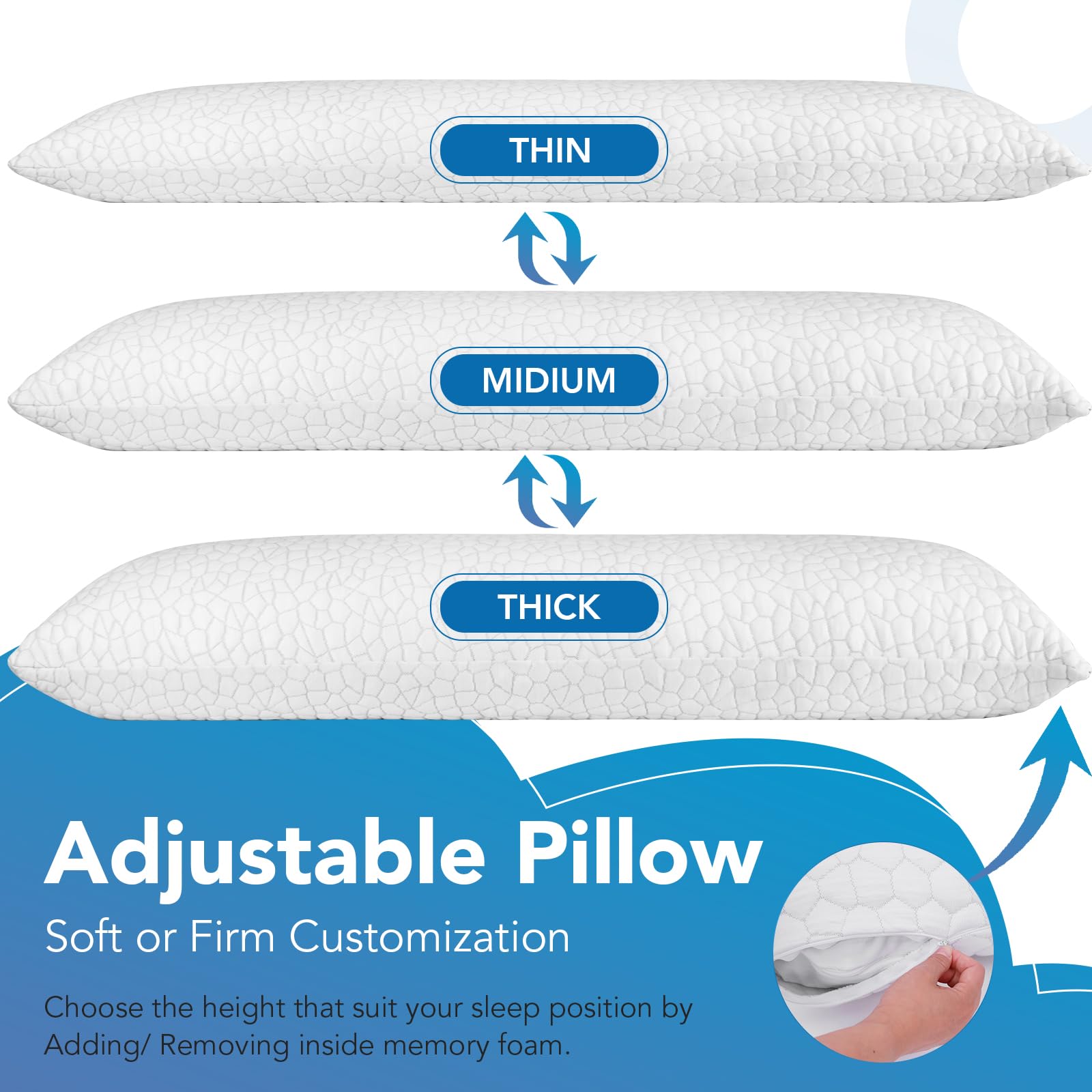 Supa Modern washable removable cover emphasizes easy care and freshness