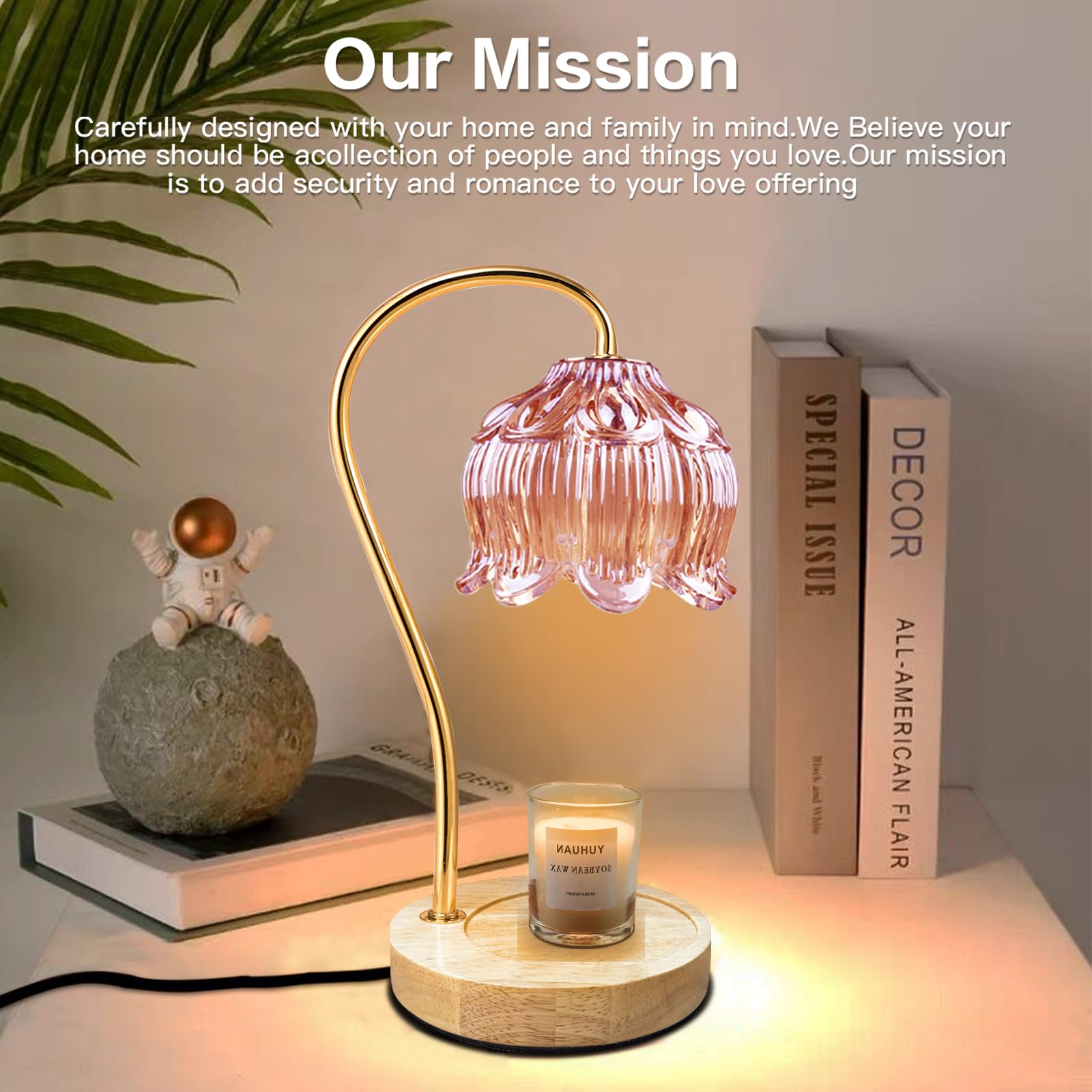 SupBri easy-to-use flameless candle warmer lamp for safe fragrance