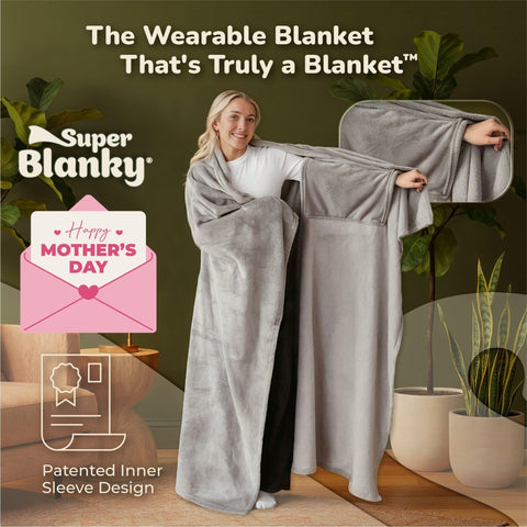 Super Blanky Aspen cozy at-home use for couch lounging and relaxation.