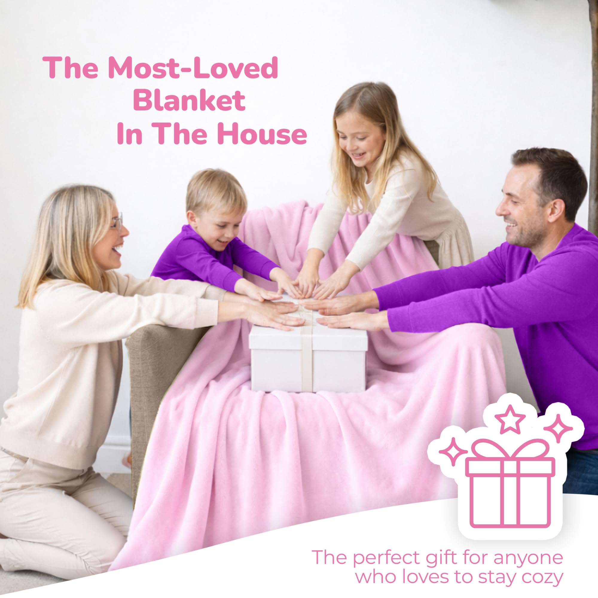 Super Blanky travel-ready wearable blanket ideal for trips.