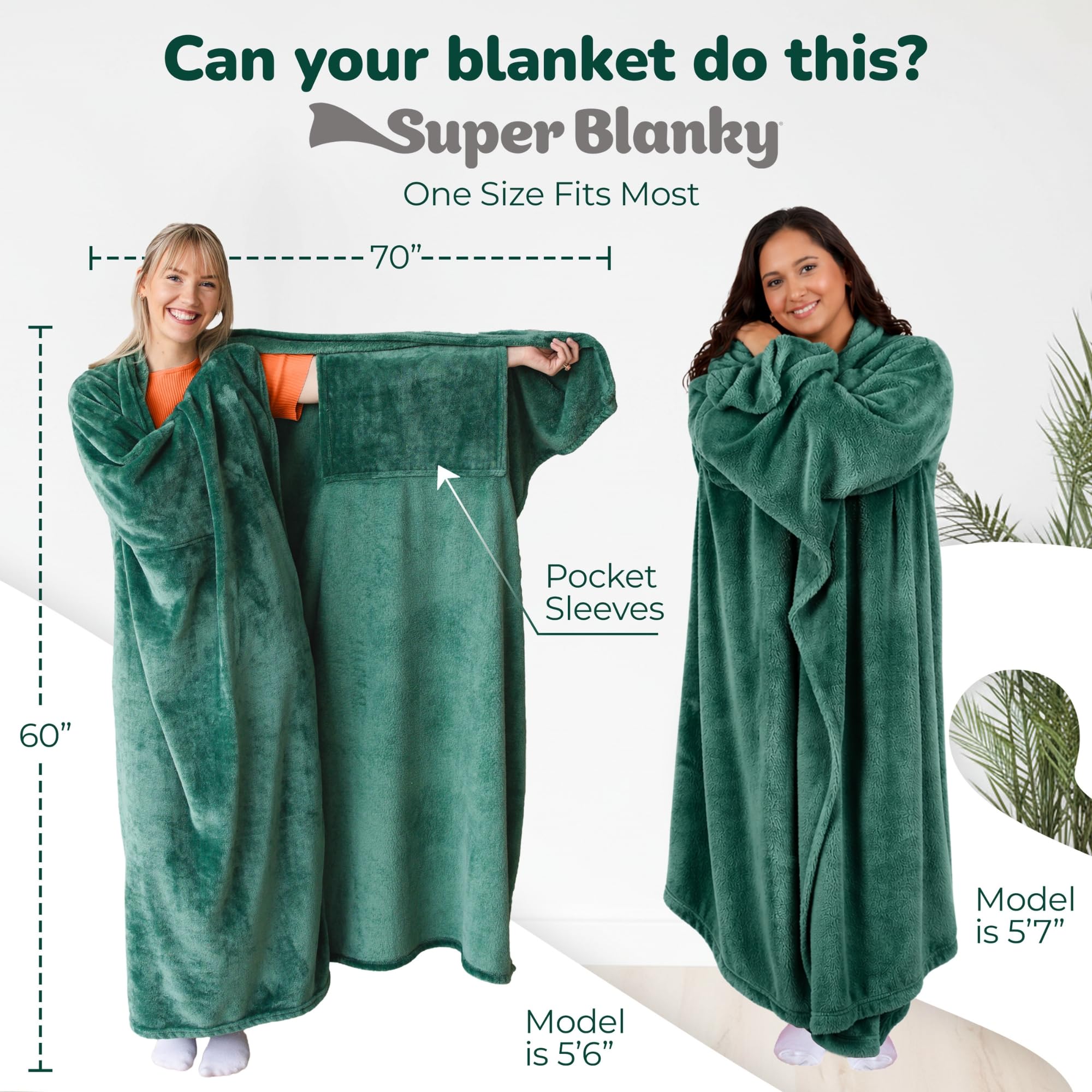 Forest green color evokes calm warmth during movie nights and lazy mornings.