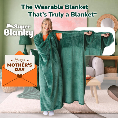 Oversized 70 by 60 inch design provides full-body coverage for lounging.