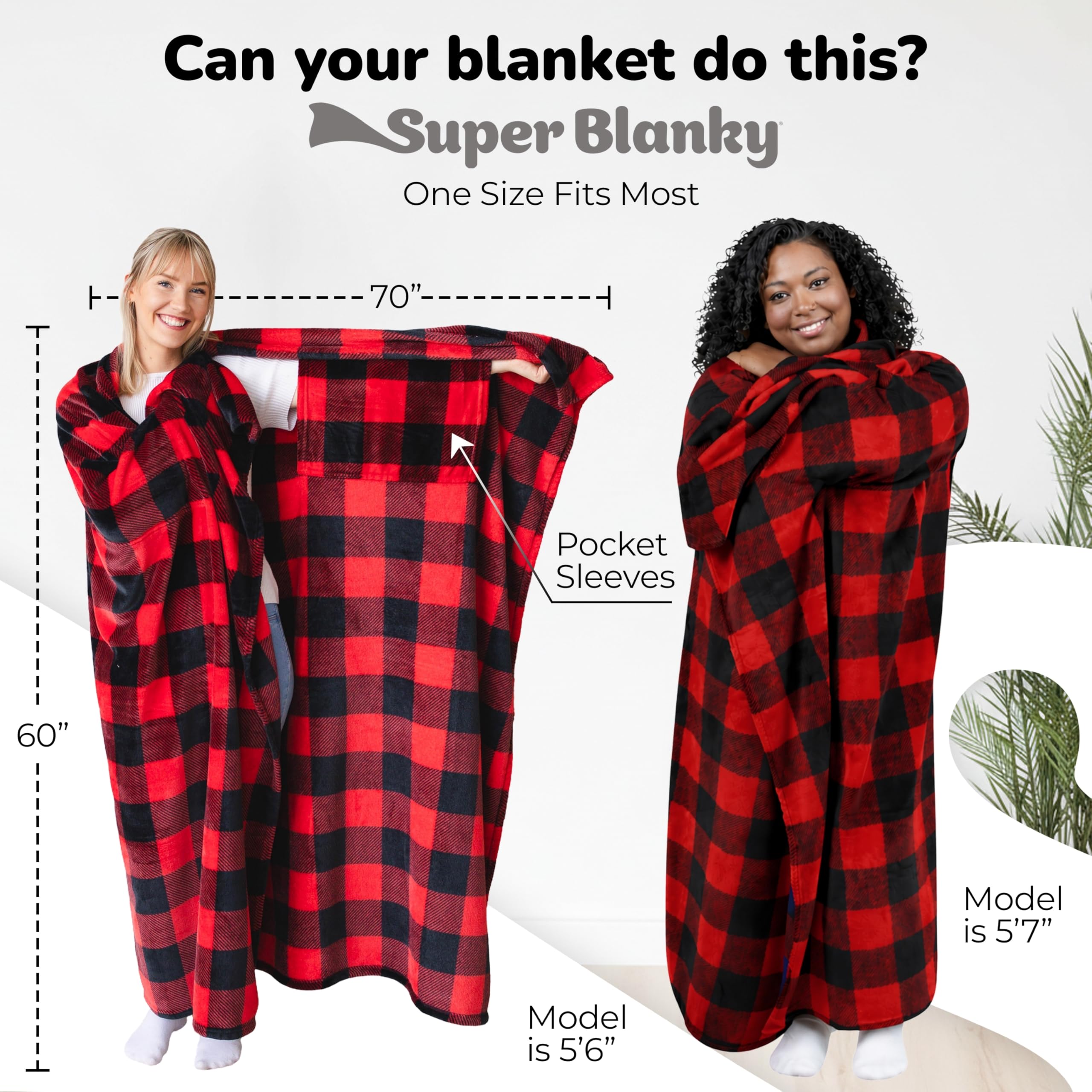Super Blanky soft, premium quality blanket robe for everyday comfort.