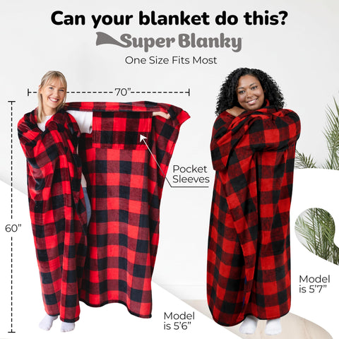 Super Blanky soft, premium quality blanket robe for everyday comfort.