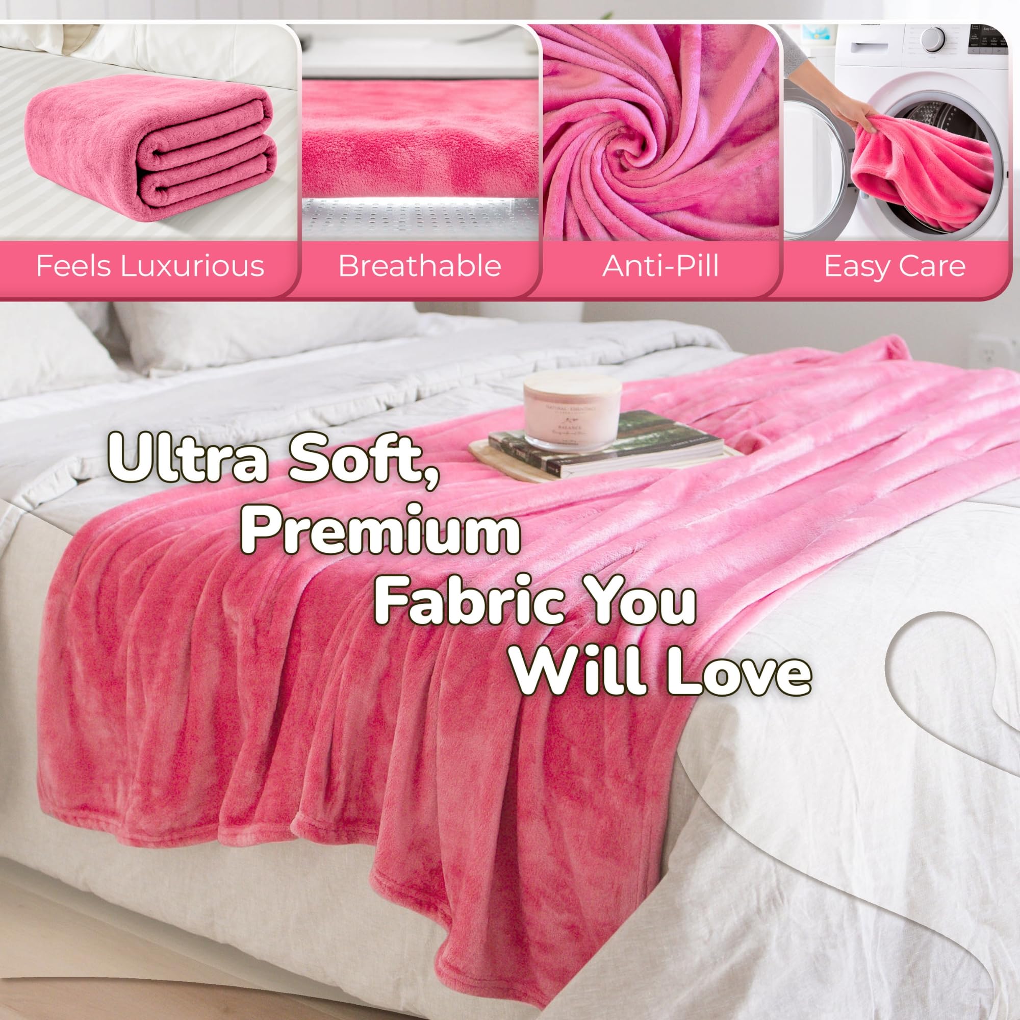 Travel-ready Super Blanky wearable blanket packed for a trip.