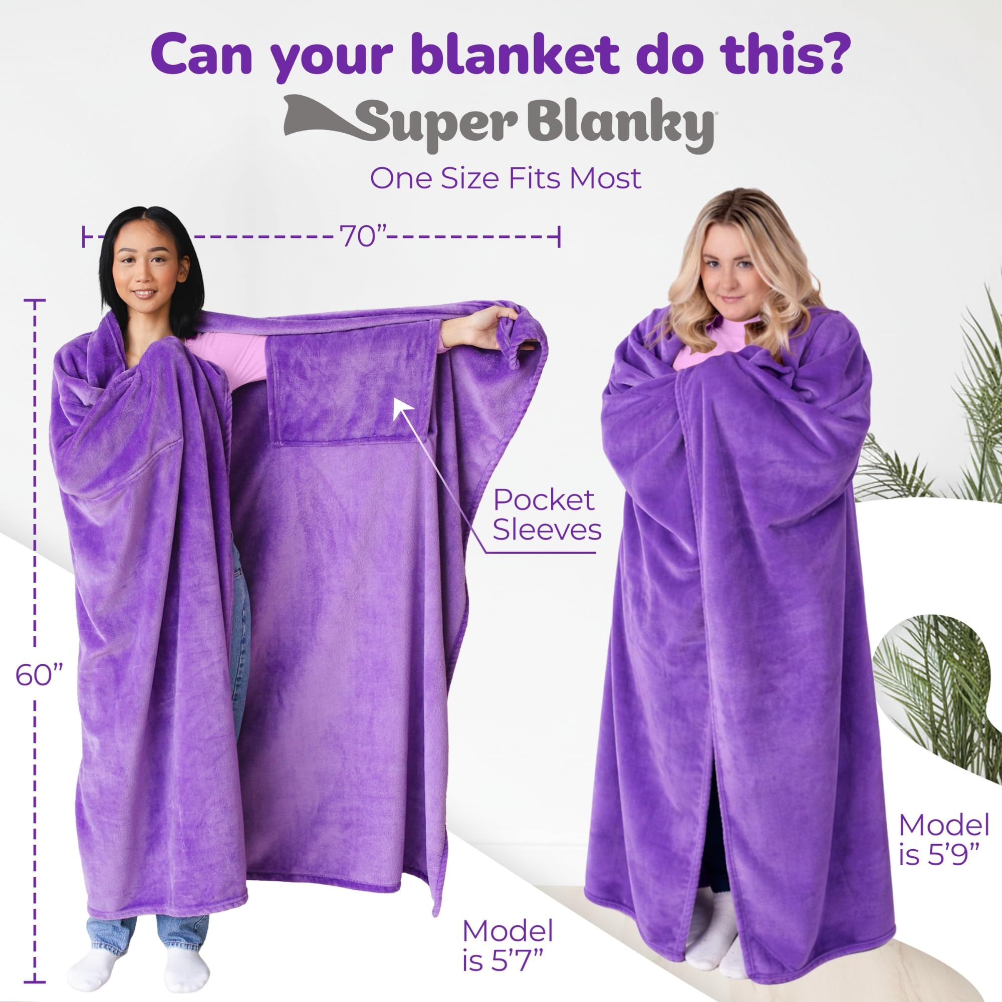 Travel friendly Super Blanky blanket accompanies car or plane trips