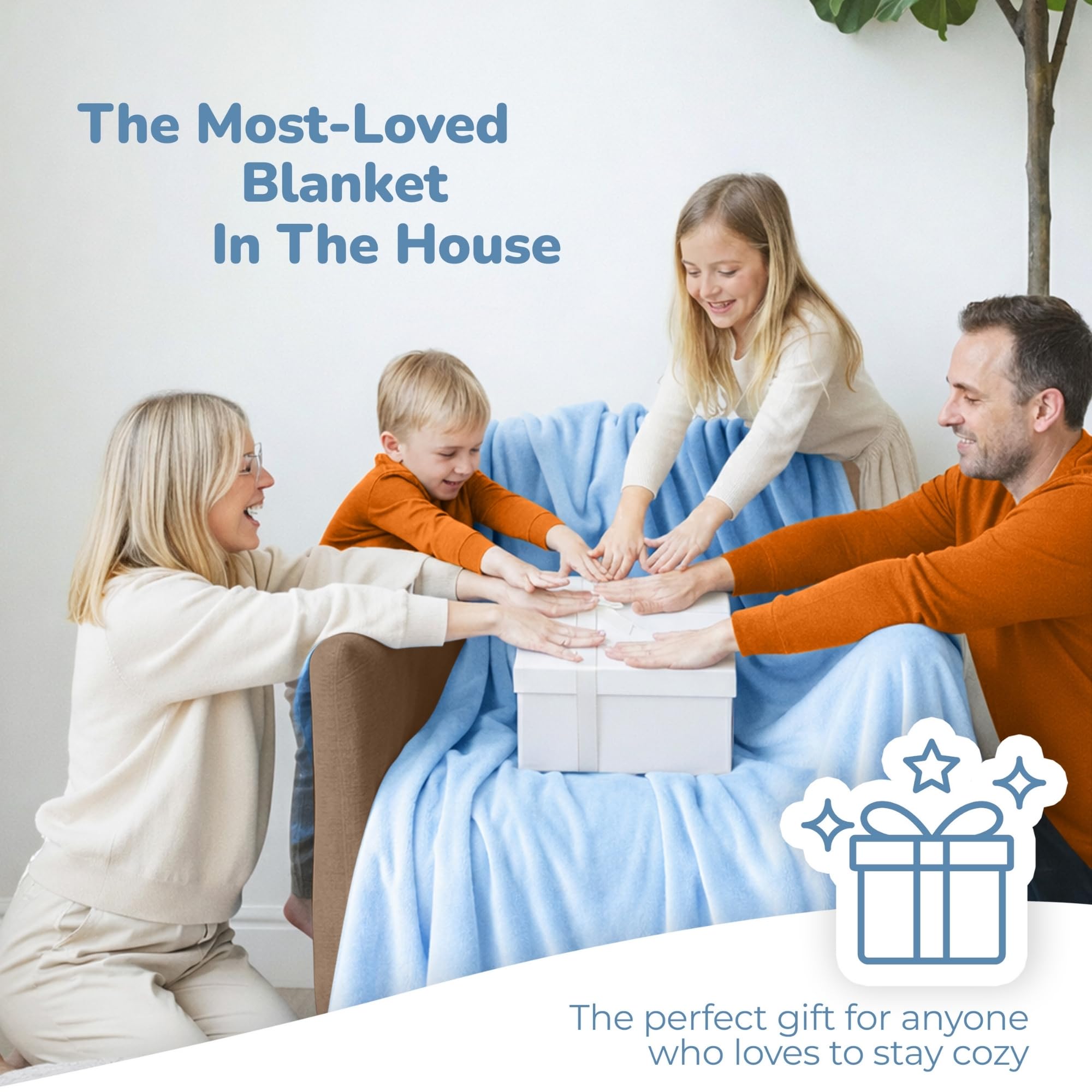 Super Blanky travels easily as a compact blanket for trips and commutes.