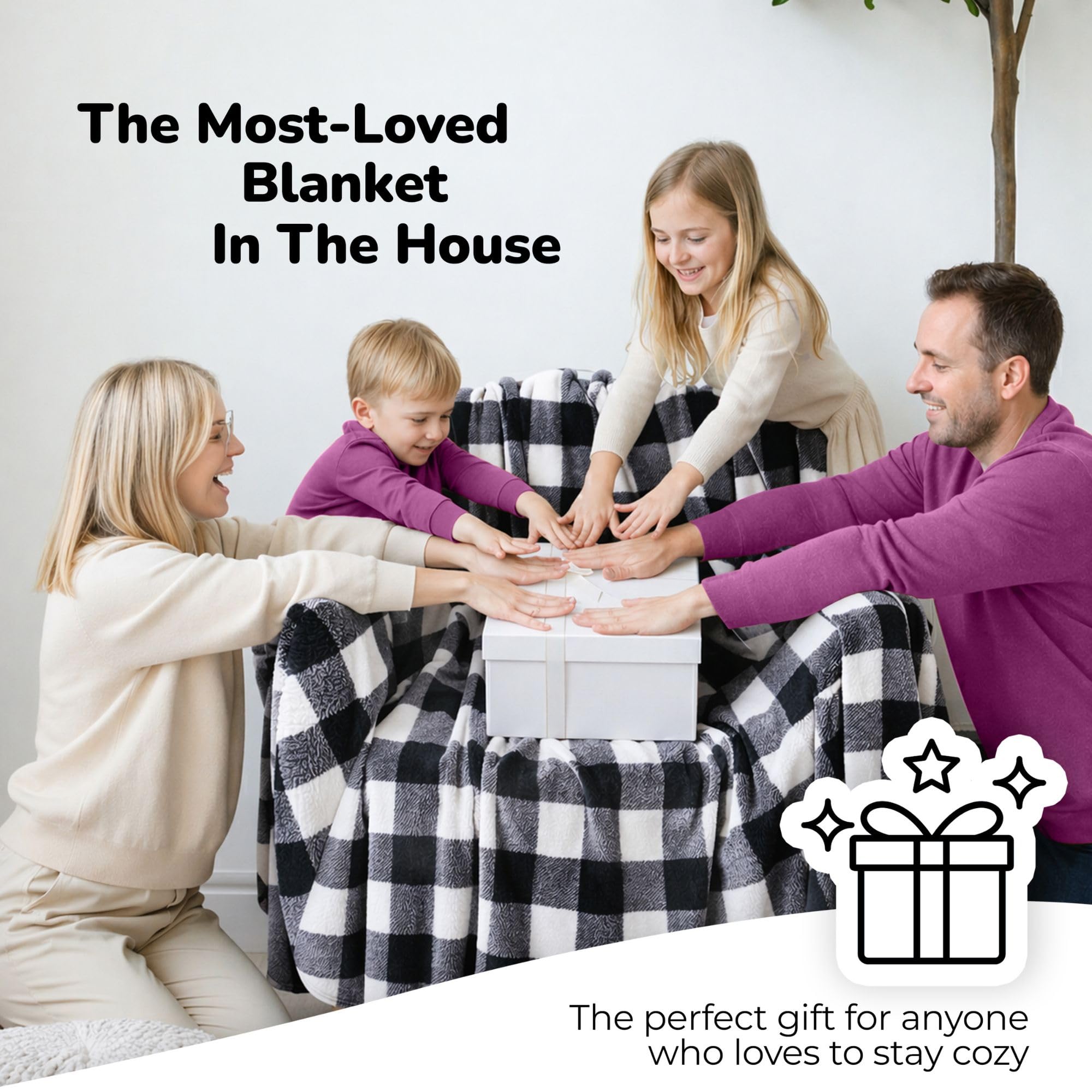 Super Blanky travel-ready wearable blanket for warmth on the go.