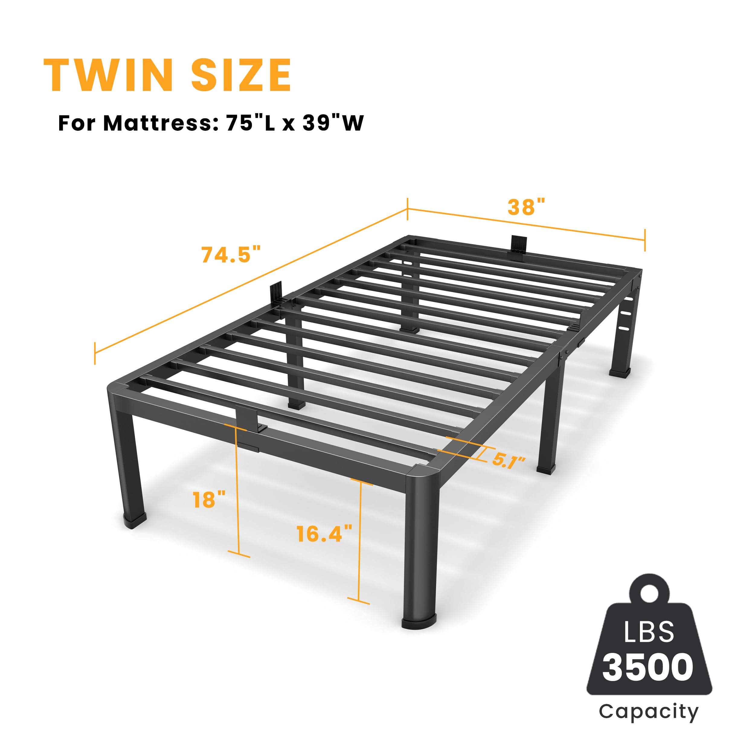 Superay 18-inch height under-bed storage space ideal for organizing