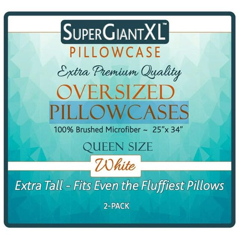 SuperGiantXL wrinkle-free microfiber pillowcase texture for easy care