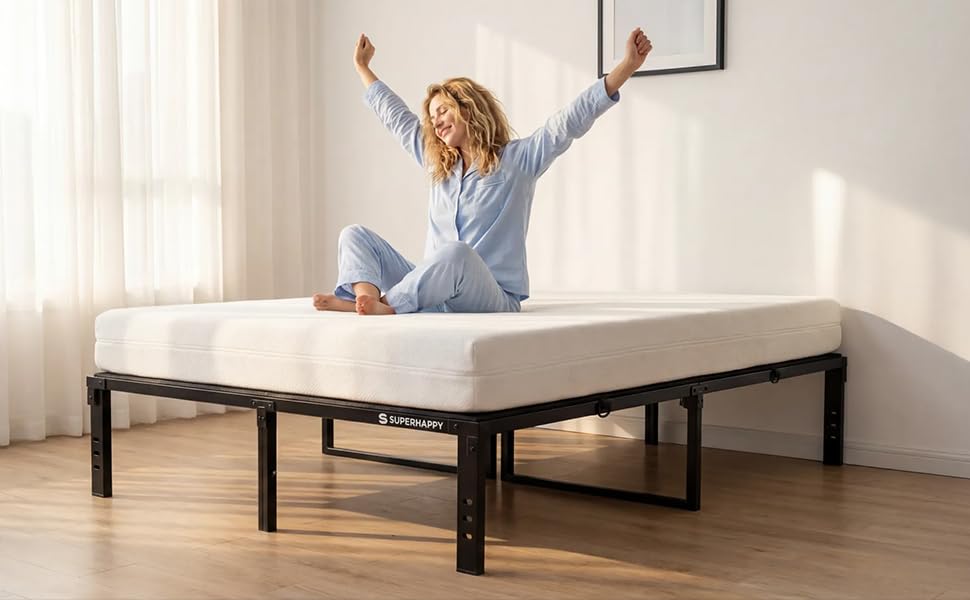 Superhappy bunkie board fits platform beds and sleeper sofas