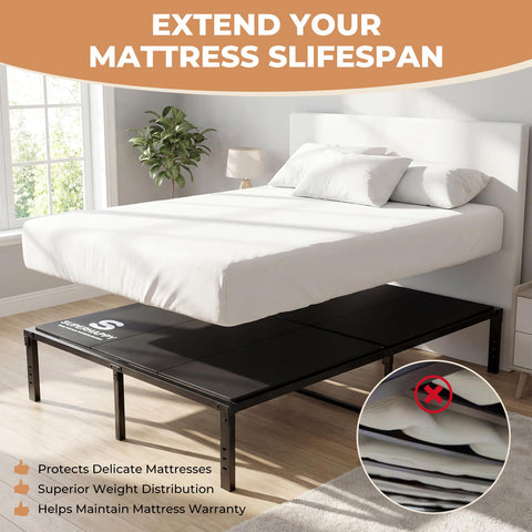 Superhappy bunkie board foldable design for easy transport and setup